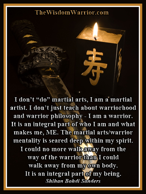 Martial Artist and Warrior - Bohdi Sanders