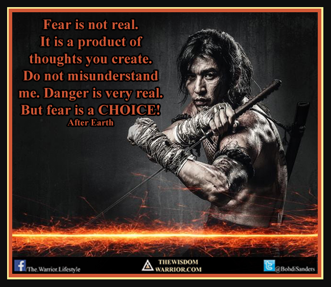 No Fear Samurai Warrior - Bohdi Sanders quotes