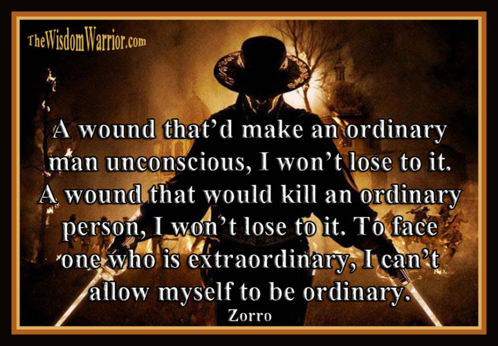 Zorro - Journey Beyond the Ordinary - Bohdi Sanders