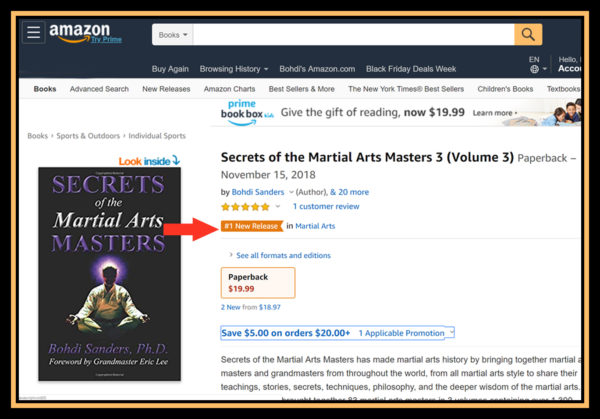 Secrets of the MA Masters #1 New Release